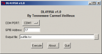 DL4195A Main Dialog