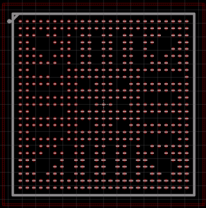 Sample output in EAGLE from AutoBGA